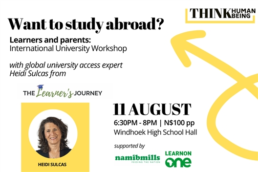 International University Workshop for learners & parents with global university access expert Heidi Sulcas